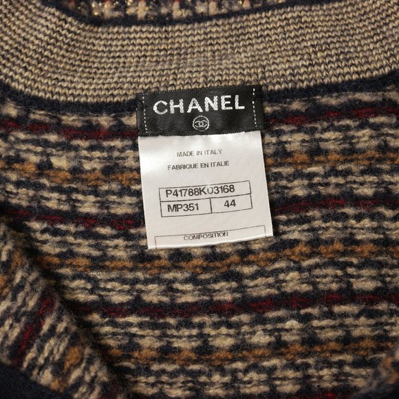 Amazing Chanel Cashmere dress FR SZ 44 - Picture 9 of 10